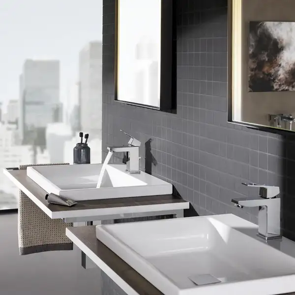 Смеситель для раковины Grohe Eurocube (цвет - хром) (23132000) фото 4 Aquada.com.ua