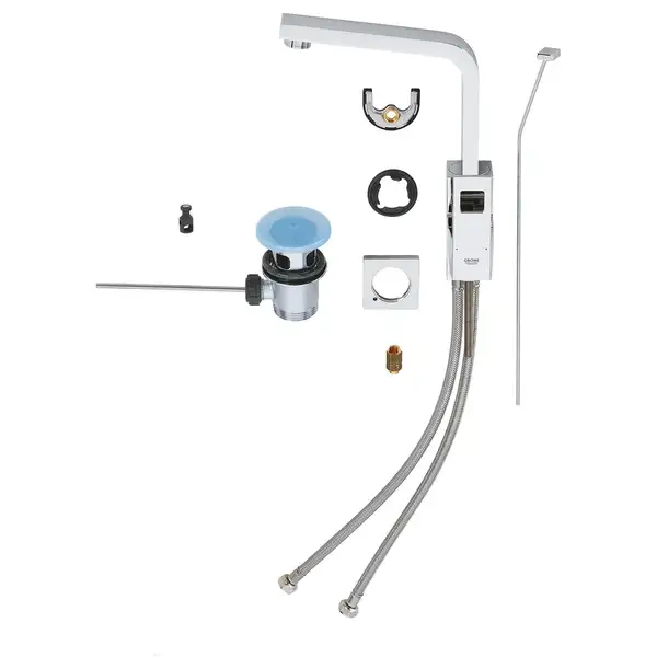 Grohe Eurocube Смеситель для умывальника L-Size, хром (23135000) Grohe Eurocube Смеситель для умывальника L-Size, хром (23135000)