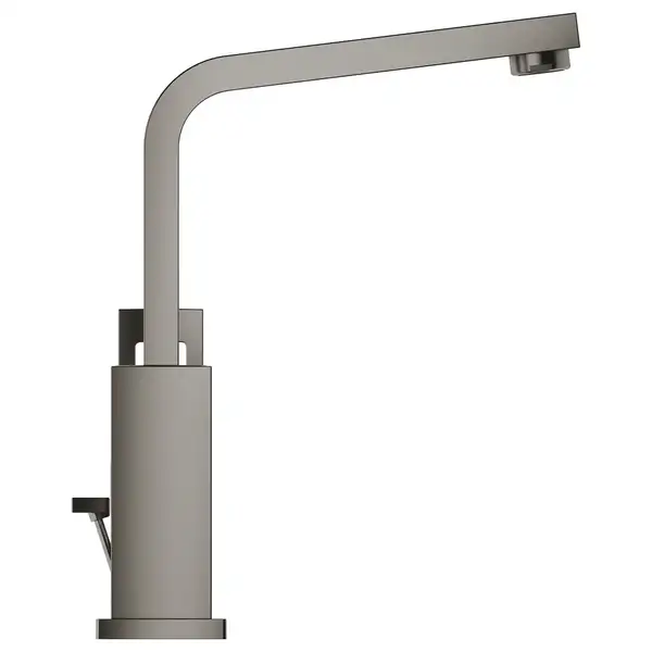 Смеситель для раковины Grohe Eurocube L-Size (цвет - тёмный графит, матовый), с донным клапаном (23135AL0) фото 2 Aquada.com.ua Смеситель для раковины Grohe Eurocube L-Size (цвет - тёмный графит, матовый), с донным клапаном (23135AL0) фото 2 Aquada.com.ua
