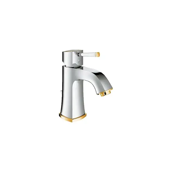 Смеситель для раковины Grohe Grandera (цвет - хром/золото) (23303IG0) фото 1 Aquada.com.ua Смеситель для раковины Grohe Grandera (цвет - хром/золото) (23303IG0) фото 1 Aquada.com.ua
