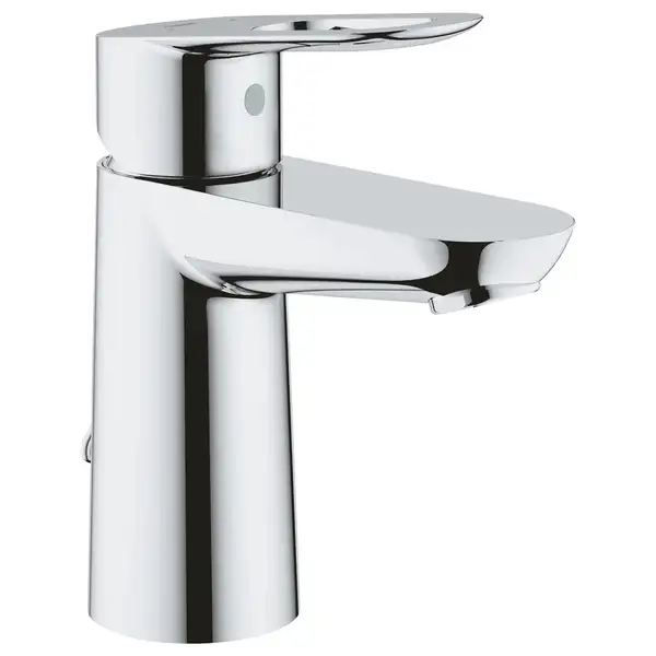 Смеситель для раковины Grohe Bau Loop (цвет - хром), без донного клапана (23336000) фото 1 Aquada.com.ua Смеситель для раковины Grohe Bau Loop (цвет - хром), без донного клапана (23336000) фото 1 Aquada.com.ua