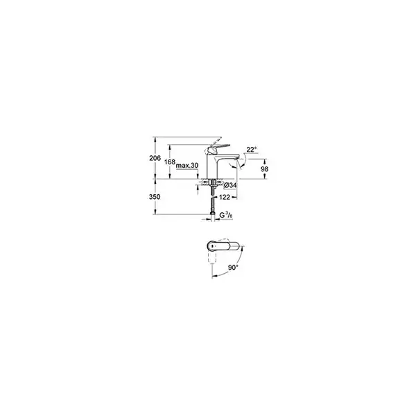 GROHE Для раковины EUROSMART COSMOPOLITAN (2339800E) фото 2 Aquada.com.ua GROHE Для раковины EUROSMART COSMOPOLITAN (2339800E) фото 2 Aquada.com.ua