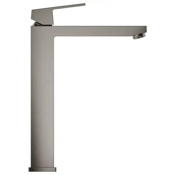 Смеситель для раковины высокий Grohe Eurocube XL-Size (цвет - тёмный графит, матовый), без донного клапана (23406AL0) фото 2 Aquada.com.ua Смеситель для раковины высокий Grohe Eurocube XL-Size (цвет - тёмный графит, матовый), без донного клапана (23406AL0) фото 2 Aquada.com.ua