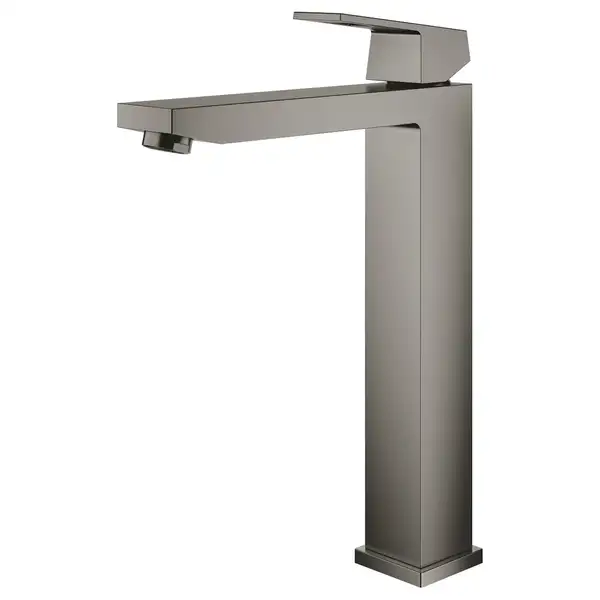 Смеситель для раковины высокий Grohe Eurocube XL-Size (цвет - тёмный графит, матовый), без донного клапана (23406AL0) фото 3 Aquada.com.ua Смеситель для раковины высокий Grohe Eurocube XL-Size (цвет - тёмный графит, матовый), без донного клапана (23406AL0) фото 3 Aquada.com.ua