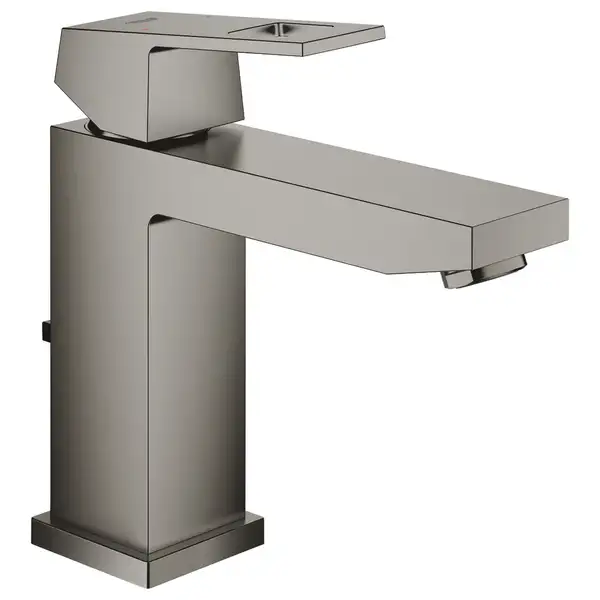 Смеситель для раковины Grohe Eurocube M-Size (цвет - тёмный графит, матовый), с донным клапаном (23445AL0) фото 1 Aquada.com.ua Смеситель для раковины Grohe Eurocube M-Size (цвет - тёмный графит, матовый), с донным клапаном (23445AL0) фото 1 Aquada.com.ua