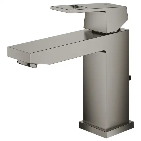Смеситель для раковины Grohe Eurocube M-Size (цвет - тёмный графит, матовый), с донным клапаном (23445AL0) фото 3 Aquada.com.ua Смеситель для раковины Grohe Eurocube M-Size (цвет - тёмный графит, матовый), с донным клапаном (23445AL0) фото 3 Aquada.com.ua