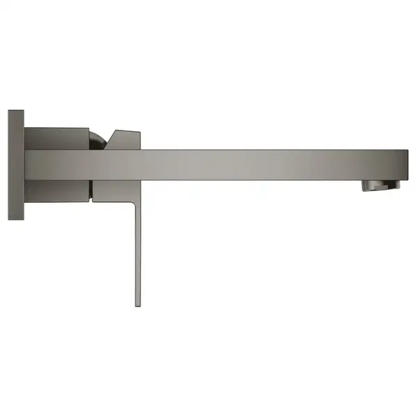 Смеситель для раковины настенный Grohe Eurocube M-Size (цвет - тёмный графит, матовый), вынос 231 мм (23447AL0) фото 2 Aquada.com.ua Смеситель для раковины настенный Grohe Eurocube M-Size (цвет - тёмный графит, матовый), вынос 231 мм (23447AL0) фото 2 Aquada.com.ua
