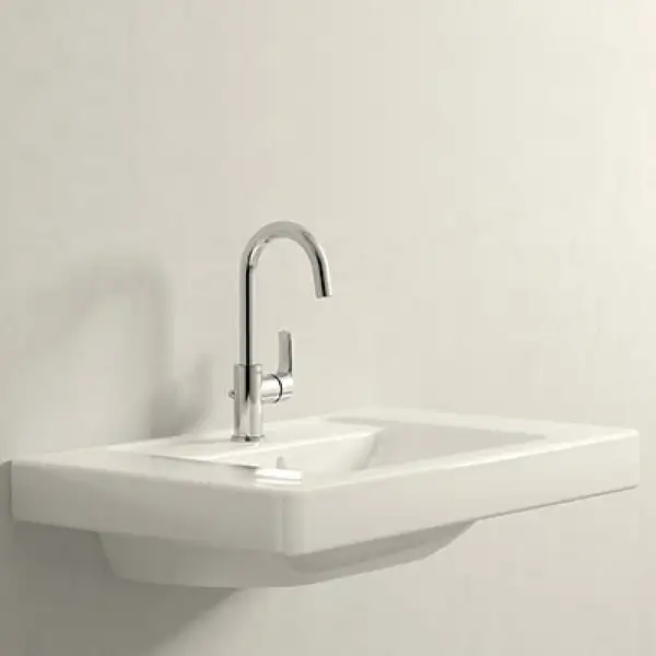 Смеситель для раковины Grohe Eurosmart (цвет - хром), с донным клапаном (23537002) фото 2 Aquada.com.ua Смеситель для раковины Grohe Eurosmart (цвет - хром), с донным клапаном (23537002) фото 2 Aquada.com.ua