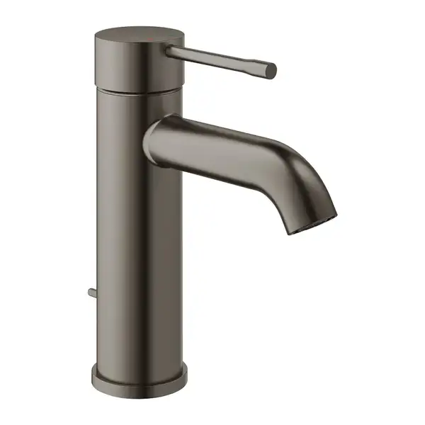 Смеситель для раковины Grohe Essence S-Size (цвет - тёмный графит, матовый), с донным клапаном (23589AL1) фото 1 Aquada.com.ua Смеситель для раковины Grohe Essence S-Size (цвет - тёмный графит, матовый), с донным клапаном (23589AL1) фото 1 Aquada.com.ua
