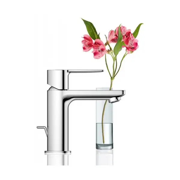 Смеситель для раковины Grohe Lineare XS-Size (цвет - хром), с донным клапаном (23790001) фото 3 Aquada.com.ua Смеситель для раковины Grohe Lineare XS-Size (цвет - хром), с донным клапаном (23790001) фото 3 Aquada.com.ua