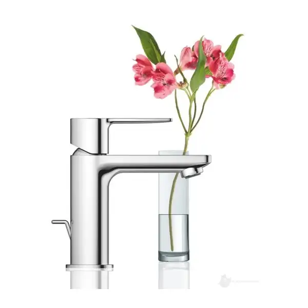 Смеситель однорычажный для раковины Grohe Lineare DN 15 XS-Size (цвет - хром) без донного клапана (23791001) фото 3 Aquada.com.ua Смеситель однорычажный для раковины Grohe Lineare DN 15 XS-Size (цвет - хром) без донного клапана (23791001) фото 3 Aquada.com.ua