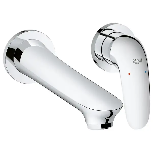 Смеситель для раковины на два отверстия Grohe Solid Eurostyle M-Size (цвет - хром) вынос 203 мм (29097003) фото 1 Aquada.com.ua Смеситель для раковины на два отверстия Grohe Solid Eurostyle M-Size (цвет - хром) вынос 203 мм (29097003) фото 1 Aquada.com.ua