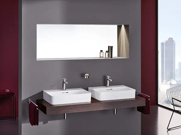 Смеситель однорычажный для раковины Grohe Lineare DN 15 XS-Size (цвет - хром) с доным клапаном (32109001) фото 4 Aquada.com.ua Смеситель однорычажный для раковины Grohe Lineare DN 15 XS-Size (цвет - хром) с доным клапаном (32109001) фото 4 Aquada.com.ua