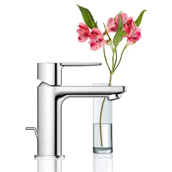 Смеситель однорычажный для раковины Grohe Lineare DN 15 XS-Size (цвет - хром) с доным клапаном (32109001) фото 5 Aquada.com.ua Смеситель однорычажный для раковины Grohe Lineare DN 15 XS-Size (цвет - хром) с доным клапаном (32109001) фото 5 Aquada.com.ua