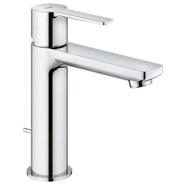 Смеситель однорычажный для раковины Grohe Lineare DN 15 S-Size (цвет - хром) с доным клапаном (32114001) фото 1 Aquada.com.ua Смеситель однорычажный для раковины Grohe Lineare DN 15 S-Size (цвет - хром) с доным клапаном (32114001) фото 1 Aquada.com.ua