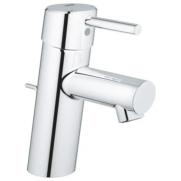 Смеситель для раковины Grohe Concetto (цвет - хром), с донным клапаном (32204001) фото 1 Aquada.com.ua Смеситель для раковины Grohe Concetto (цвет - хром), с донным клапаном (32204001) фото 1 Aquada.com.ua