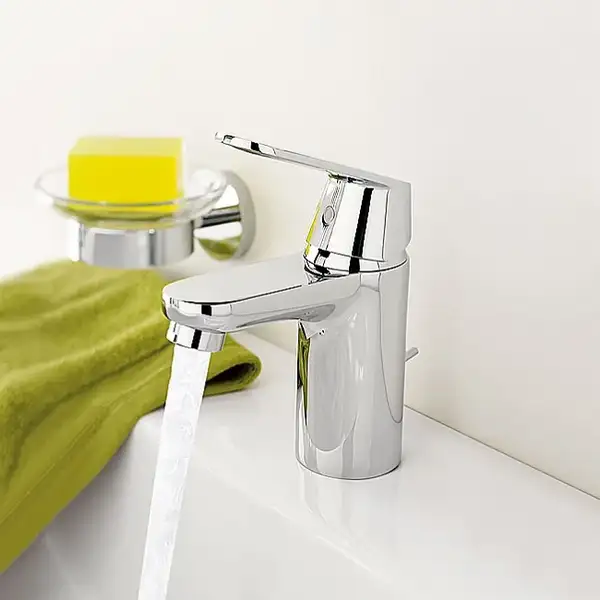 Смеситель онорычажный для раковины Grohe Eurosmart Cosmopolitan DN 15 S-Size (цвет - хром) с донным клапаном (3282500E) фото 2 Aquada.com.ua Смеситель онорычажный для раковины Grohe Eurosmart Cosmopolitan DN 15 S-Size (цвет - хром) с донным клапаном (3282500E) фото 2 Aquada.com.ua