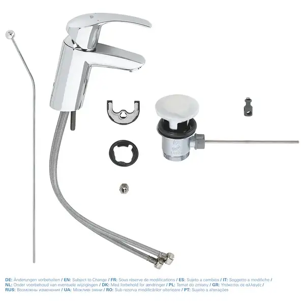 Змішувач для раковини S-розміру Grohe Eurosmart (33265002) Змішувач для раковини S-розміру Grohe Eurosmart (33265002)