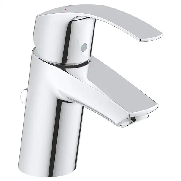 Смеситель однорычажный для раковины Grohe Eurosmart DN 15 S-Size (цвет - хром) с донным клапаном (33265002) фото 10 Aquada.com.ua Смеситель однорычажный для раковины Grohe Eurosmart DN 15 S-Size (цвет - хром) с донным клапаном (33265002) фото 10 Aquada.com.ua