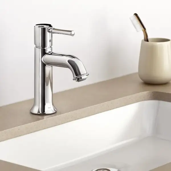 Смеситель для раковины, однорычажный Hansgrohe Talis Classic (цвет - хром), с донным клапаном (14111000) фото 3 Aquada.com.ua