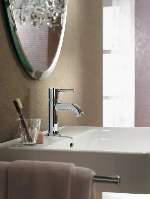 Сместитель для раковины, однорычажный Hansgrohe Talis Classic (цвет - хром), без донного клапана (14118000) фото 2 Aquada.com.ua Сместитель для раковины, однорычажный Hansgrohe Talis Classic (цвет - хром), без донного клапана (14118000) фото 2 Aquada.com.ua