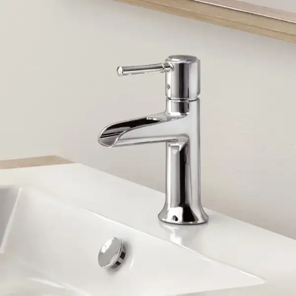 Смеситель для раковины, однорычажный Hansgrohe Talis Classic (цвет - хром), с донным клапаном (14127000) фото 3 Aquada.com.ua