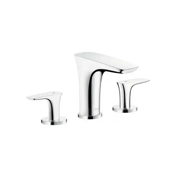 Смеситель для раковины Hansgrohe PuraVida (цвет - хром) с донным клапаном (15063000) фото 1 Aquada.com.ua Смеситель для раковины Hansgrohe PuraVida (цвет - хром) с донным клапаном (15063000) фото 1 Aquada.com.ua