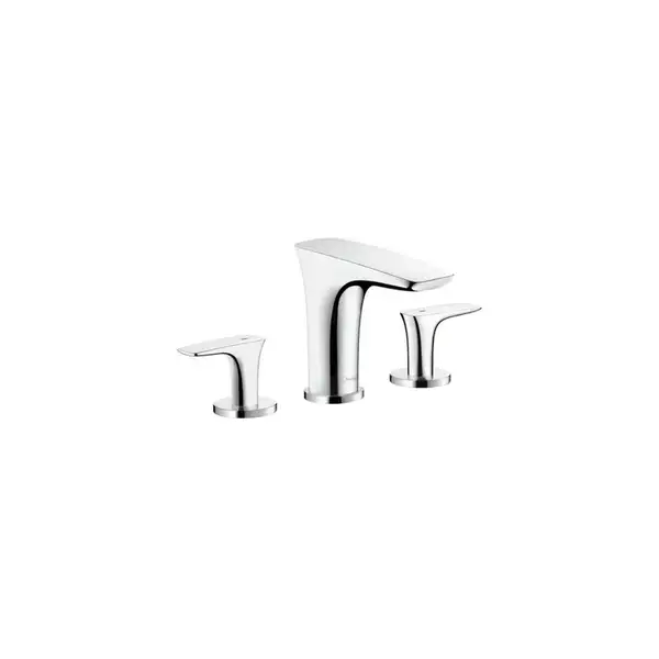 Cмеситель для раковины Hansgrohe PuraVida (цвет - хром), с донным клапаном Push-Open (15073000) фото 1 Aquada.com.ua