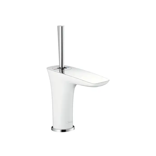 Смеситель для раковины, однорычажный Hansgrohe Pura Vida (цвет - хром/белый) (15075400) фото 1 Aquada.com.ua Смеситель для раковины, однорычажный Hansgrohe Pura Vida (цвет - хром/белый) (15075400) фото 1 Aquada.com.ua