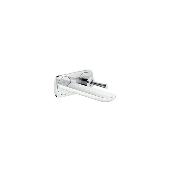 Смеситель для раковины, однорычажный Hansgrohe PuraVida (цвет - хром/белый) (15084400) фото 1 Aquada.com.ua