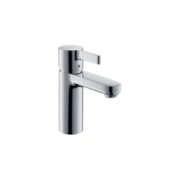 Смеситель для раковины, однорычажный Hansgrohe Metris S (цвет - хром), с донным клапаном (31060000) фото 1 Aquada.com.ua