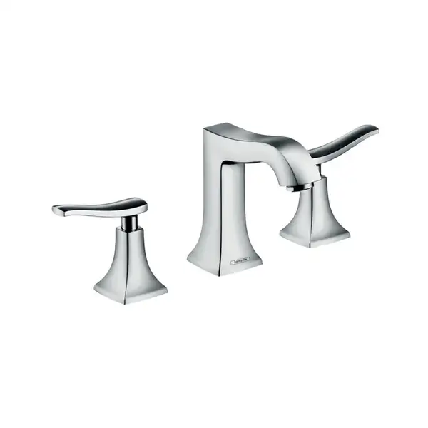 Смеситель для раковины, двухвентельный Hansgrohe Metris Classic (цвет - хром) (31073000) фото 1 Aquada.com.ua