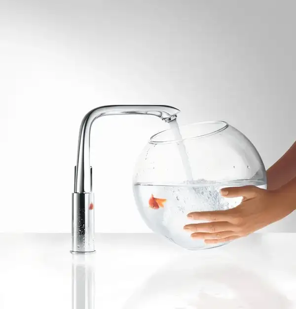 Смеситель для раковины, однорычажный Hansgrohe Metris (цвет - хром), с донным клапаном (31087000) фото 2 Aquada.com.ua Смеситель для раковины, однорычажный Hansgrohe Metris (цвет - хром), с донным клапаном (31087000) фото 2 Aquada.com.ua