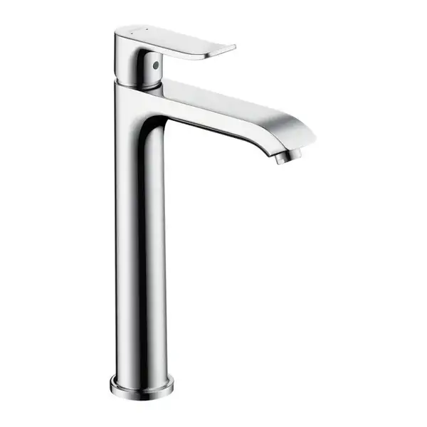 Смеситель для раковины, однорычажный Hansgrohe Metris (цвет - хром), с донным клапаном (31183000) фото 1 Aquada.com.ua