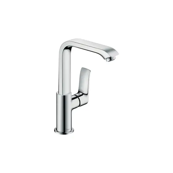 Смеситель для раковины Hansgrohe Metris (цвет - хром), с донным клапаном Push-Open (31187000) фото 1 Aquada.com.ua