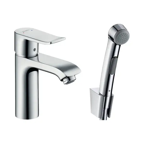 Hansgrohe Mertis Смеситель для раковины с гигиеническим душем, хром (31285000)