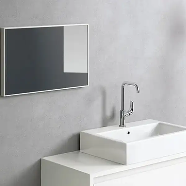 Смеситель для раковины, однорычажный Hansgrohe Focus E 2 (цвет - хром), с донным клапаном Push-Open (31609000) фото 2 Aquada.com.ua