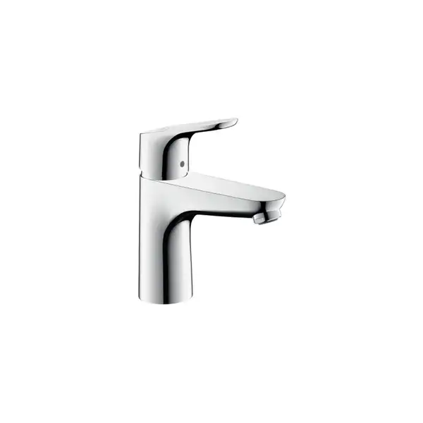 Смеситель для раковины, однорычажный Hansgrohe Focus (цвет - хром), с донным клапаном (31621000) фото 1 Aquada.com.ua