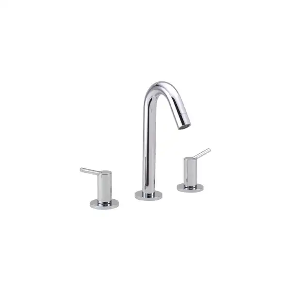 Смеситель для раковины, двухвентильный Hansgrohe Talis (цвет - хром), с донным клапаном (32310000) фото 1 Aquada.com.ua