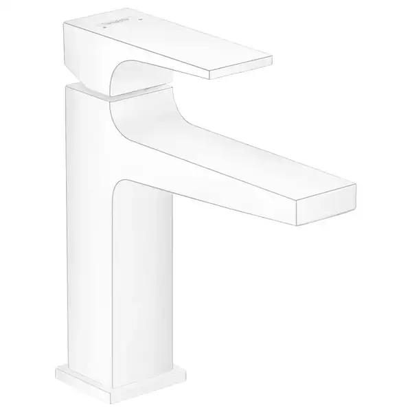 Смеситель для раковины Hansgrohe Metropol (цвет - белый матовый), с донным клапаном Push-Open (32507700) фото 1 Aquada.com.ua Смеситель для раковины Hansgrohe Metropol (цвет - белый матовый), с донным клапаном Push-Open (32507700) фото 1 Aquada.com.ua