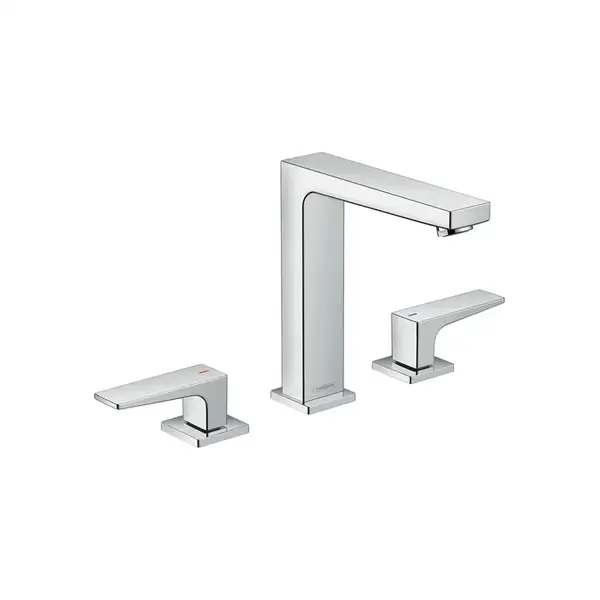 Смеситель для раковины 160, на 3 отверстия Hansgrohe Metropol (цвет - хром), с донным клапаном Push-Open (32515000) фото 1 Aquada.com.ua Смеситель для раковины 160, на 3 отверстия Hansgrohe Metropol (цвет - хром), с донным клапаном Push-Open (32515000) фото 1 Aquada.com.ua