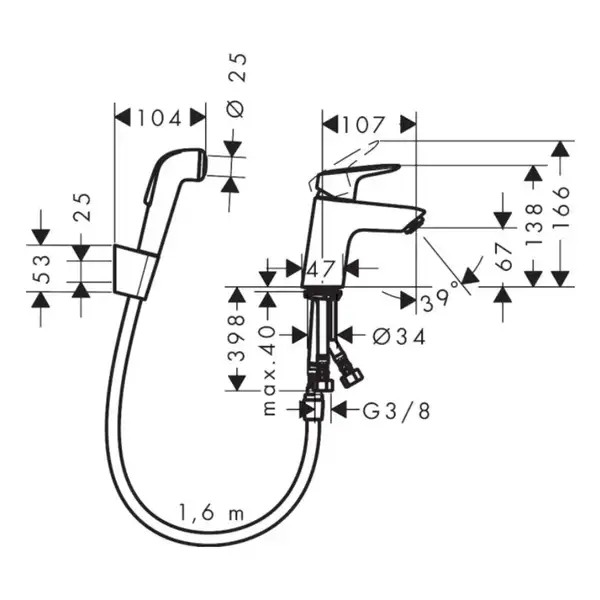 Hansgrohe Logis Смеситель для раковины, хром (71290000) Hansgrohe Logis Смеситель для раковины, хром (71290000)