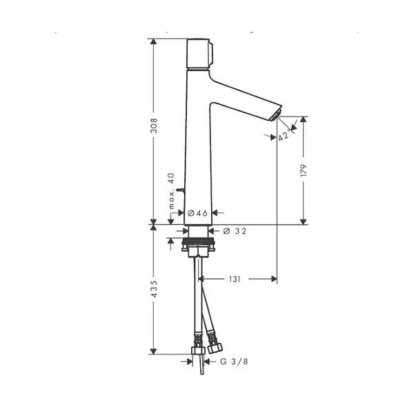 HANSGROHE Talis Select S 190 Смеситель для умывальника, хром (72044000) HANSGROHE Talis Select S 190 Смеситель для умывальника, хром (72044000)