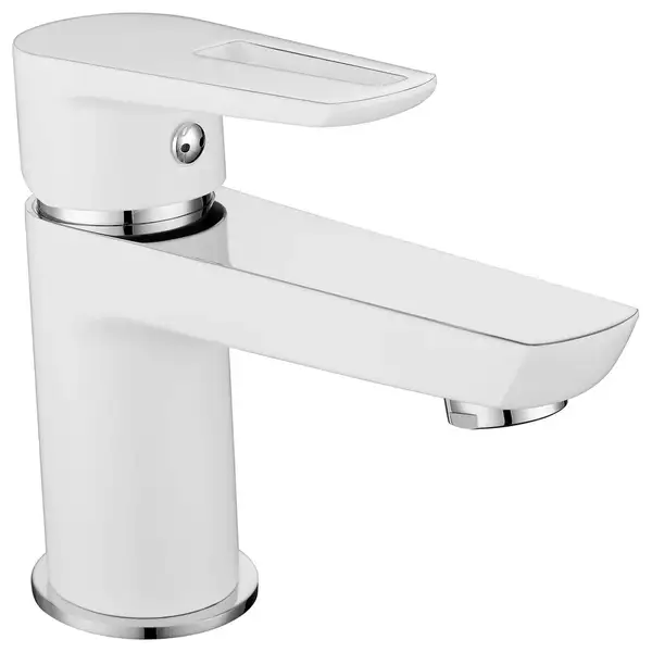 Смеситель для раковины Imprese Podzima Breclav white (цвет - хром/белый) (05245W) фото 1 Aquada.com.ua Смеситель для раковины Imprese Podzima Breclav white (цвет - хром/белый) (05245W) фото 1 Aquada.com.ua