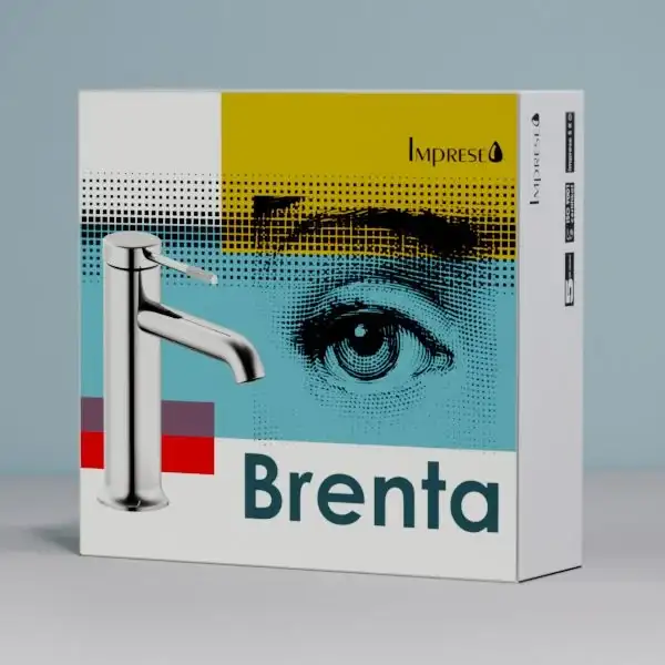 IMPRESE BRENTA смеситель для умывальника, никель, 25 мм (ZMK081906010) фото 3 Aquada.com.ua IMPRESE BRENTA смеситель для умывальника, никель, 25 мм (ZMK081906010) фото 3 Aquada.com.ua