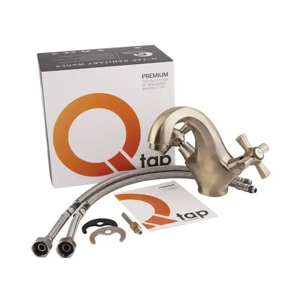 Змішувач для раковини Qtap Liberty ANT 161 (QTLIBANT161) фото 4 Aquada.com.ua