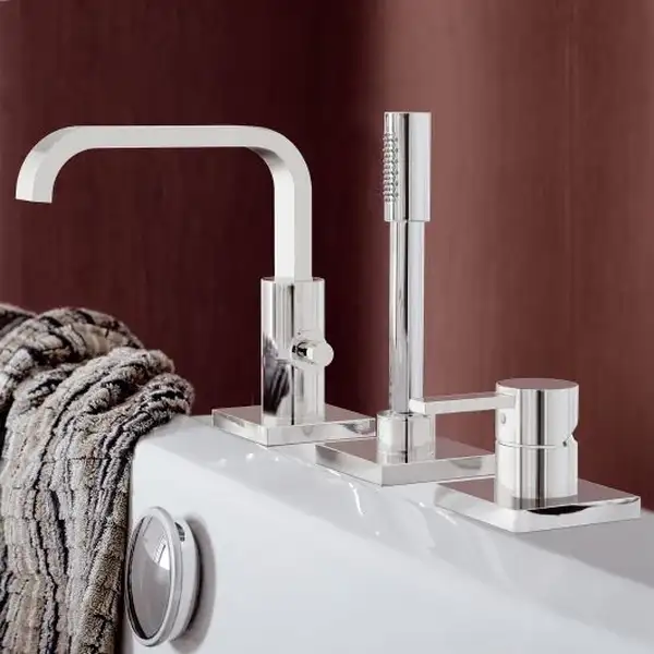 Grohe Allure Смеситель однорычажный для ванны на 3 отверстия (19316000) фото 2 Aquada.com.ua