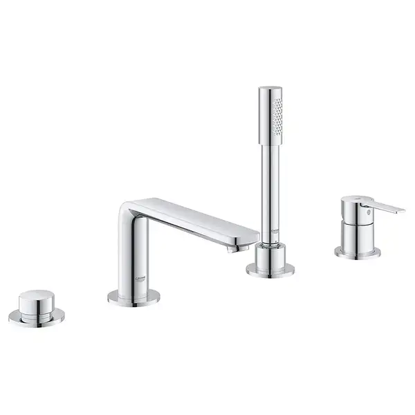Смеситель однорычажный на борт ванны на 4 отверстия Grohe Lineare (цвет - хром) (19577001) фото 8 Aquada.com.ua Смеситель однорычажный на борт ванны на 4 отверстия Grohe Lineare (цвет - хром) (19577001) фото 8 Aquada.com.ua