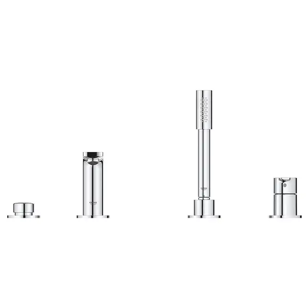 Смеситель однорычажный на борт ванны на 4 отверстия Grohe Lineare (цвет - хром) (19577001) фото 9 Aquada.com.ua Смеситель однорычажный на борт ванны на 4 отверстия Grohe Lineare (цвет - хром) (19577001) фото 9 Aquada.com.ua