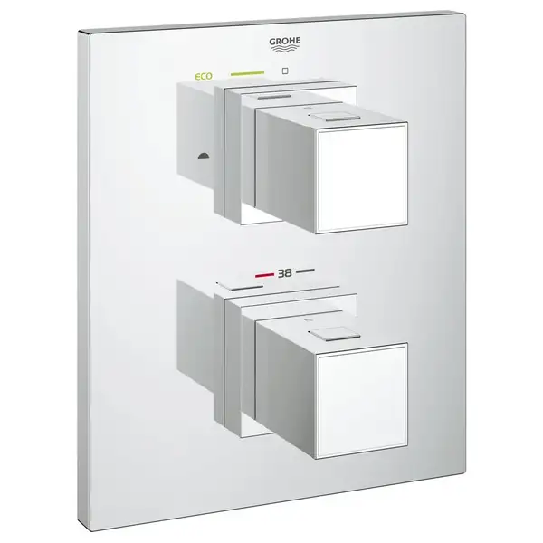 GROHE Термостат для ванны Grohtherm Cube (цвет - хром) (19958000) фото 1 Aquada.com.ua GROHE Термостат для ванны Grohtherm Cube (цвет - хром) (19958000) фото 1 Aquada.com.ua
